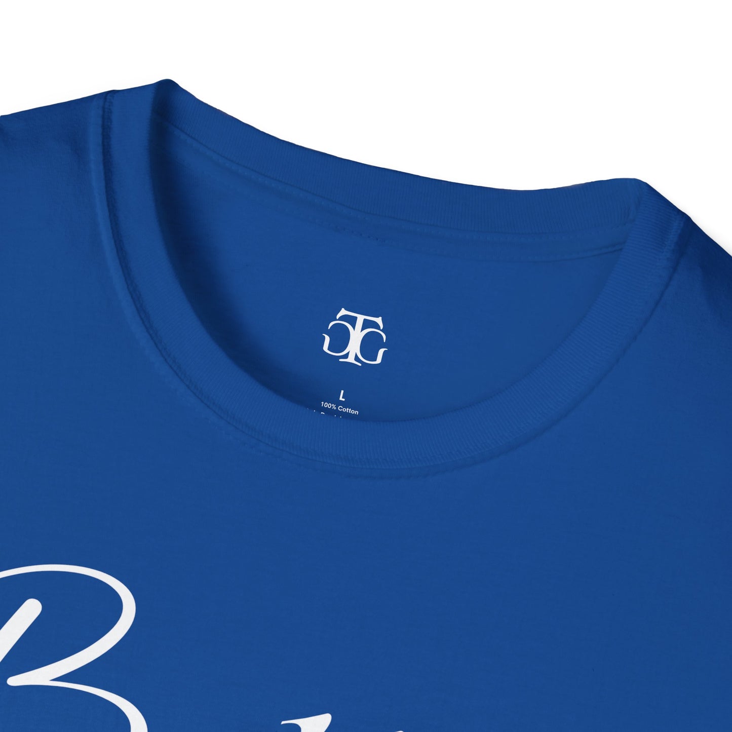 Farbenfrohes Valentinstag-T-Shirt für Paare mit großem Text „BETTER“