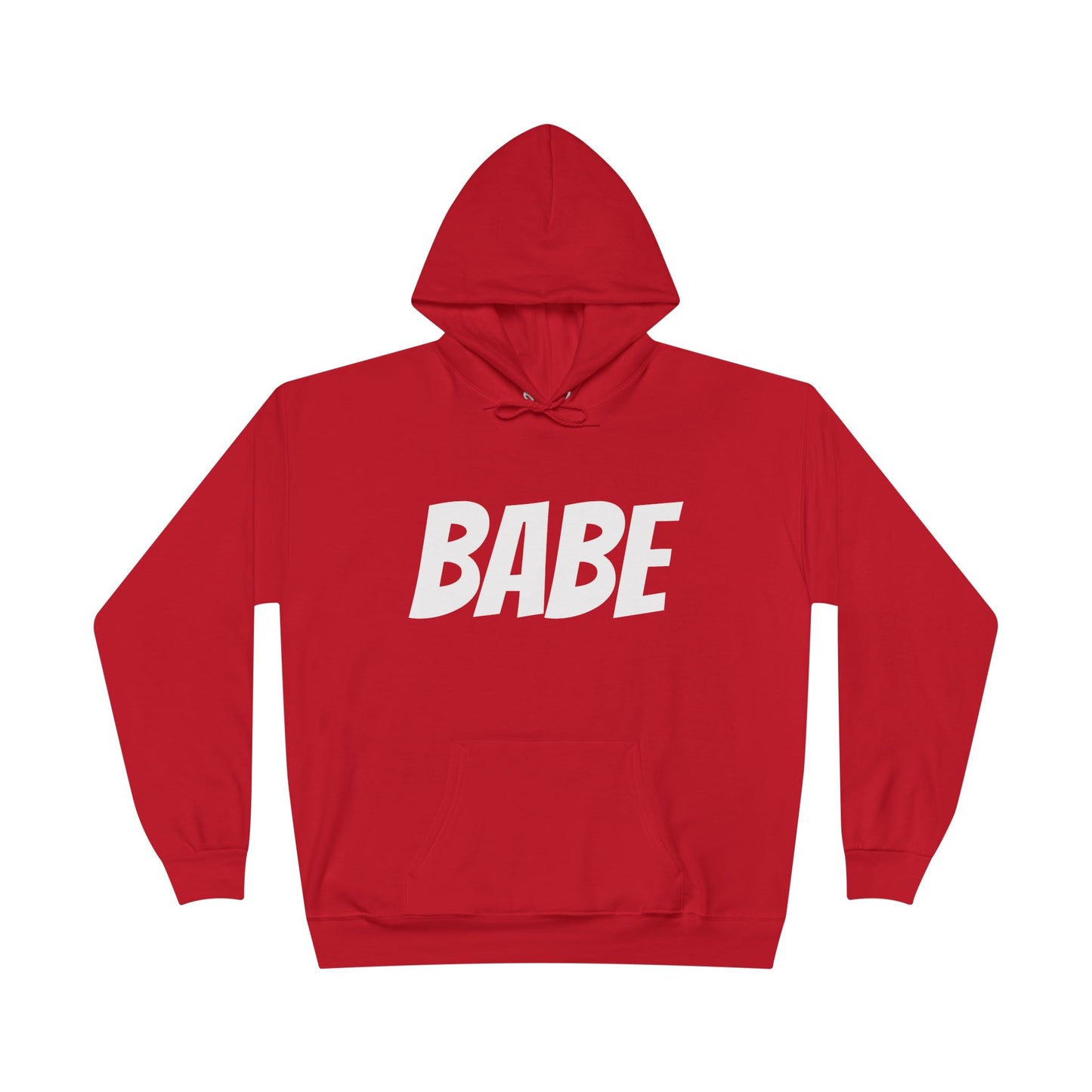 Damen Hoodie mit "BABE" Text Print