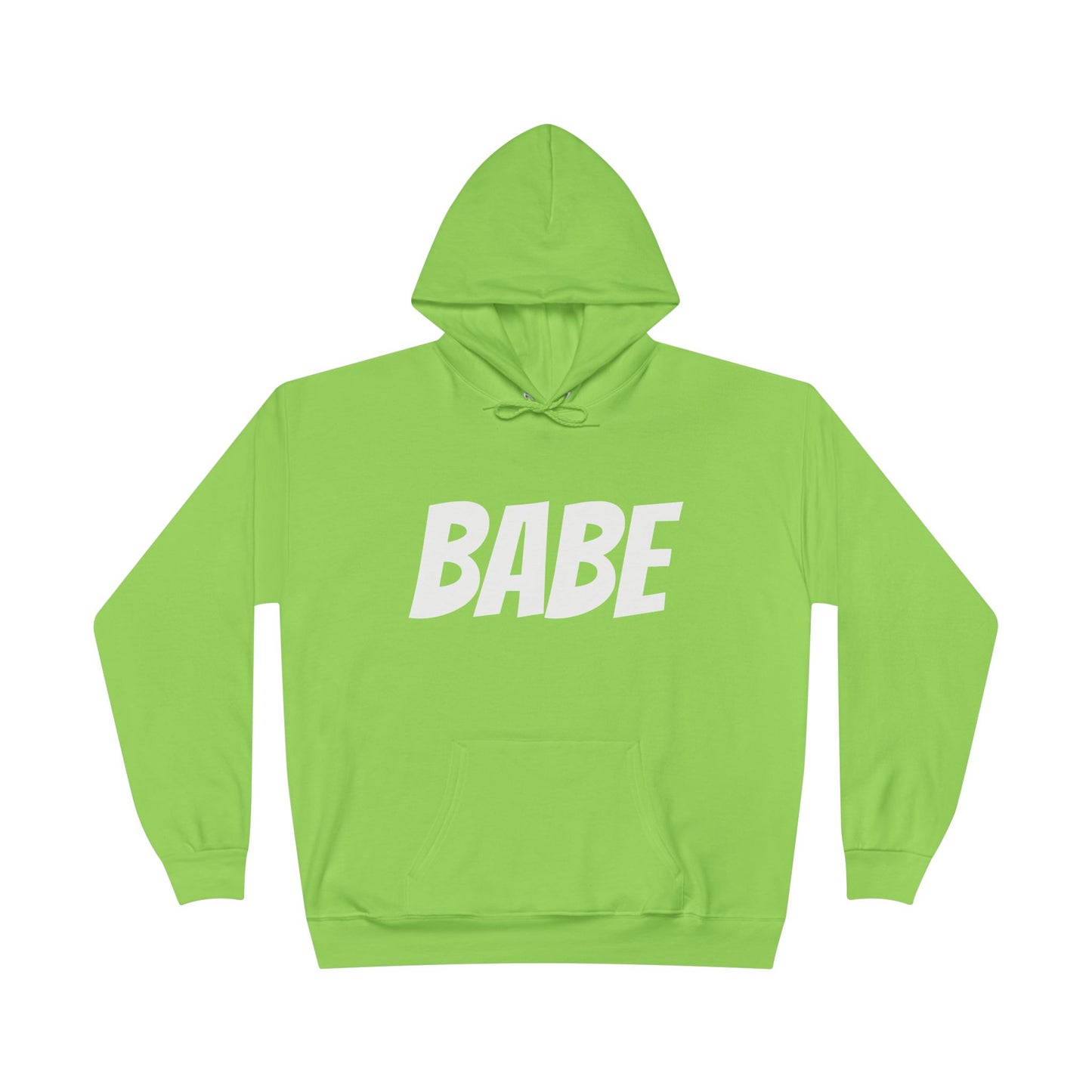 Damen Hoodie mit "BABE" Text Print