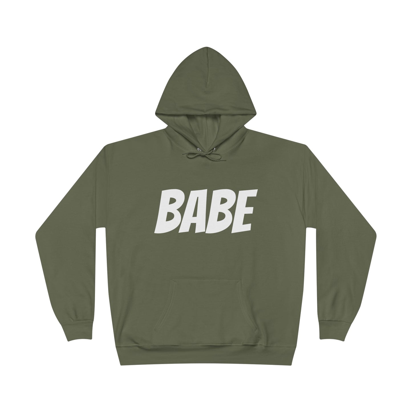 Damen Hoodie mit "BABE" Text Print