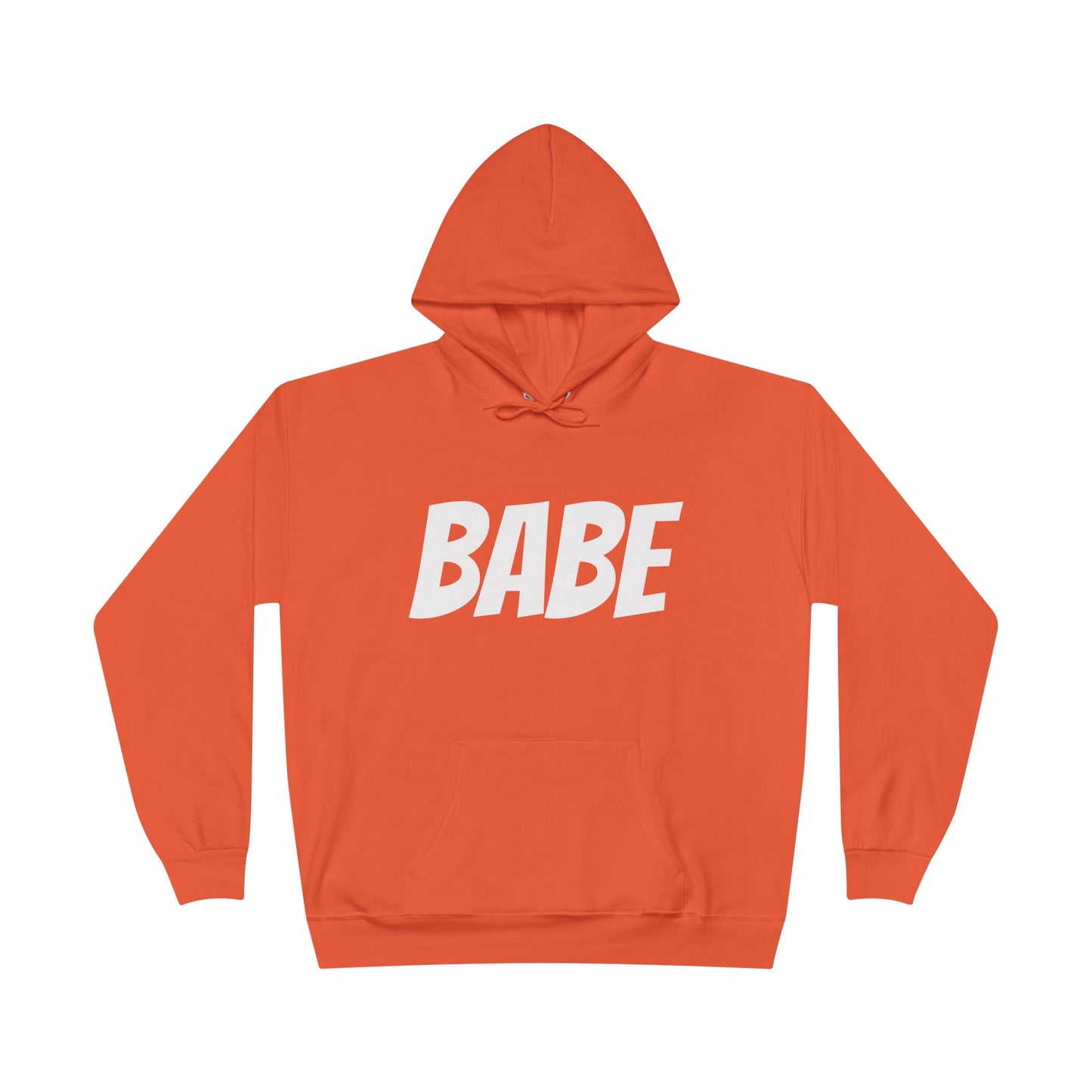 Damen Hoodie mit "BABE" Text Print