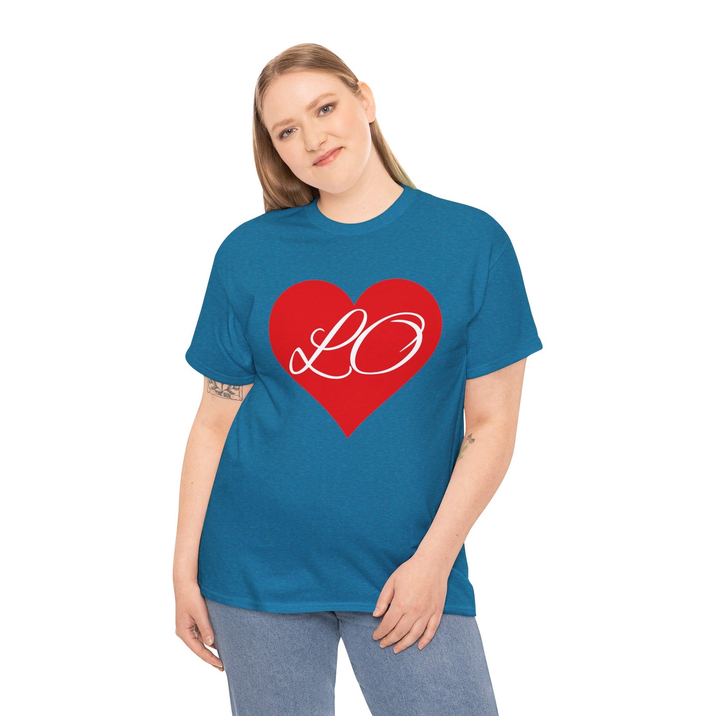 Valentinstag-Paar-T-Shirt „LO“