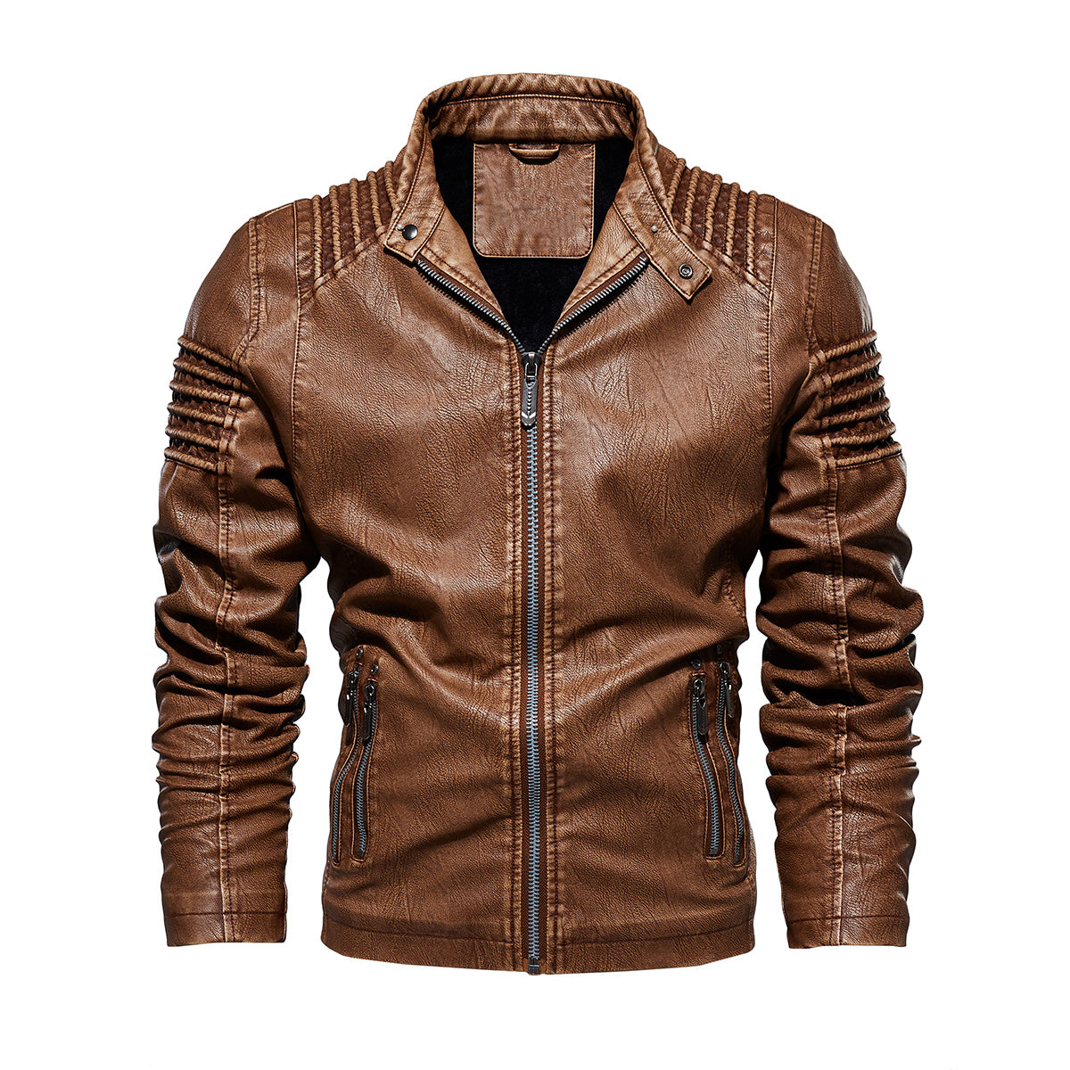 NGTG JASON X1 Men's Cool Vortex Leather Rider Jacket