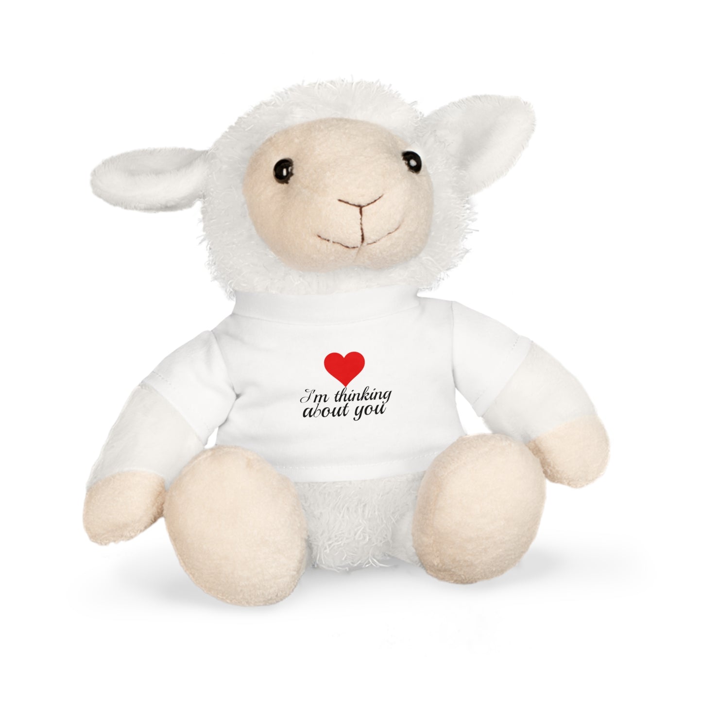 Stuffed Toy "I'm Thinking About You" for Valentine's Day or Anniversary, Gift for Girlfriend, Plush Toy, Plushies