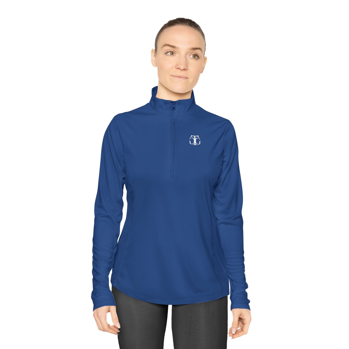 Sportpullover für Damen, Damen-Pullover mit Viertelreißverschluss, Pullover mit Reißverschluss