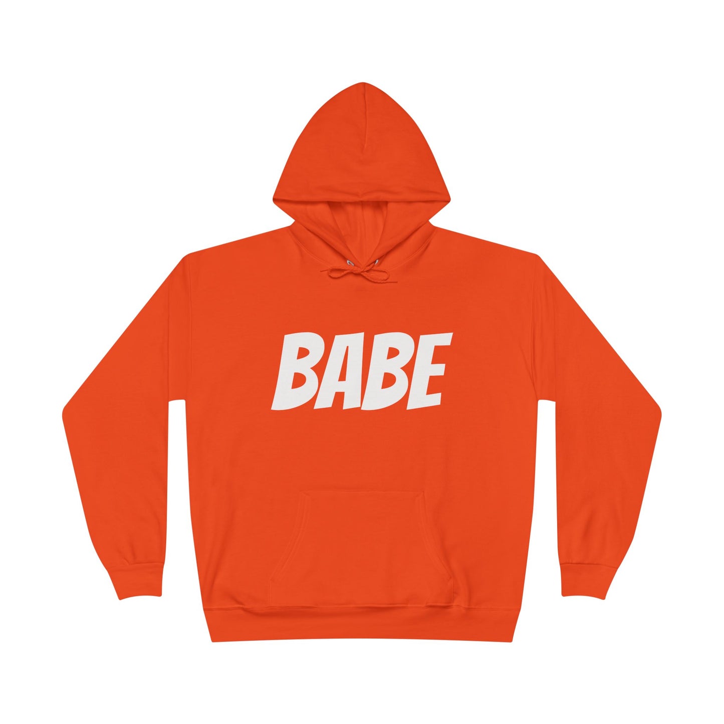 Damen Hoodie mit "BABE" Text Print