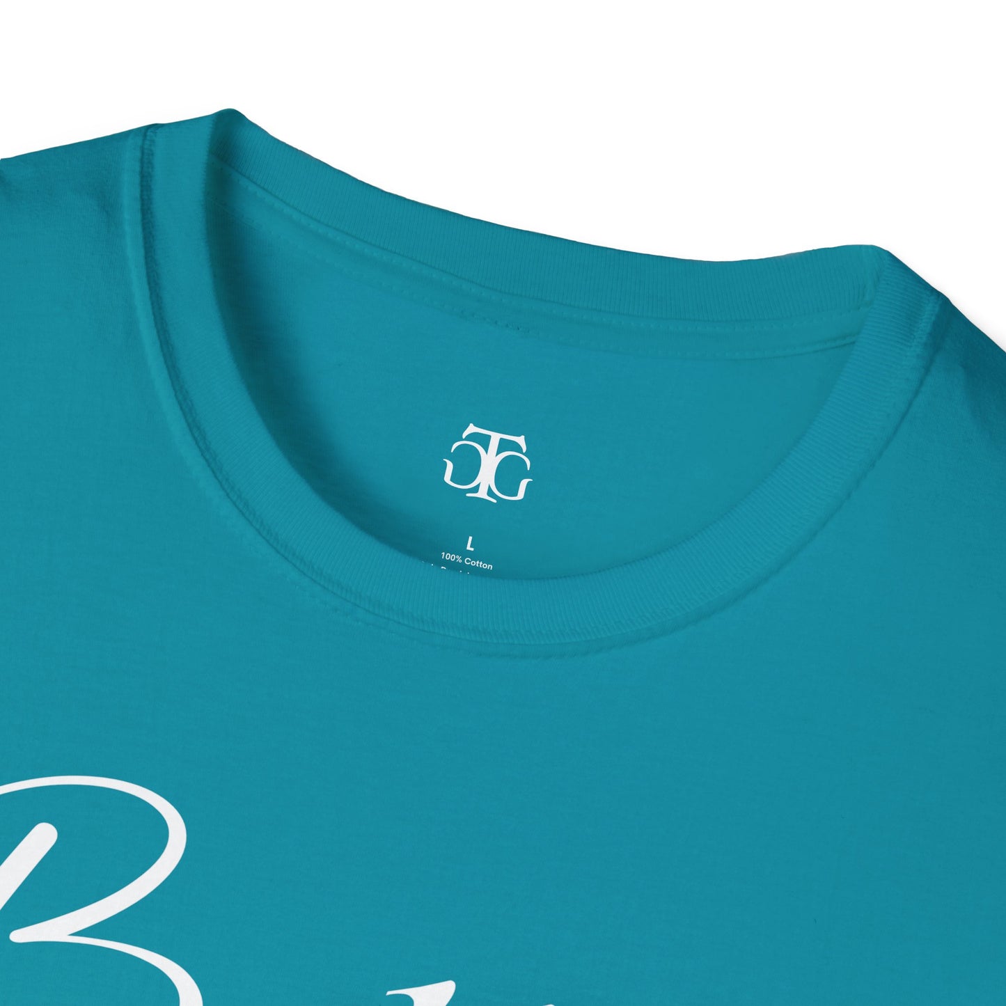 Farbenfrohes Valentinstag-T-Shirt für Paare mit großem Text „BETTER“