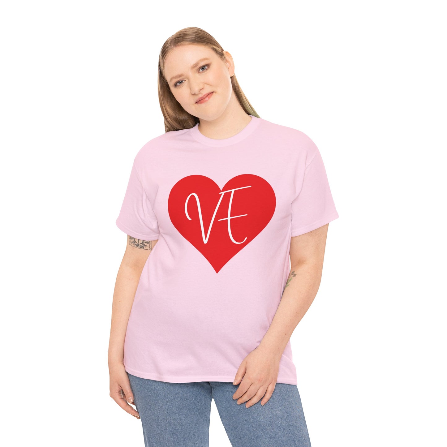Valentinstag-Paar-T-Shirt „VE“