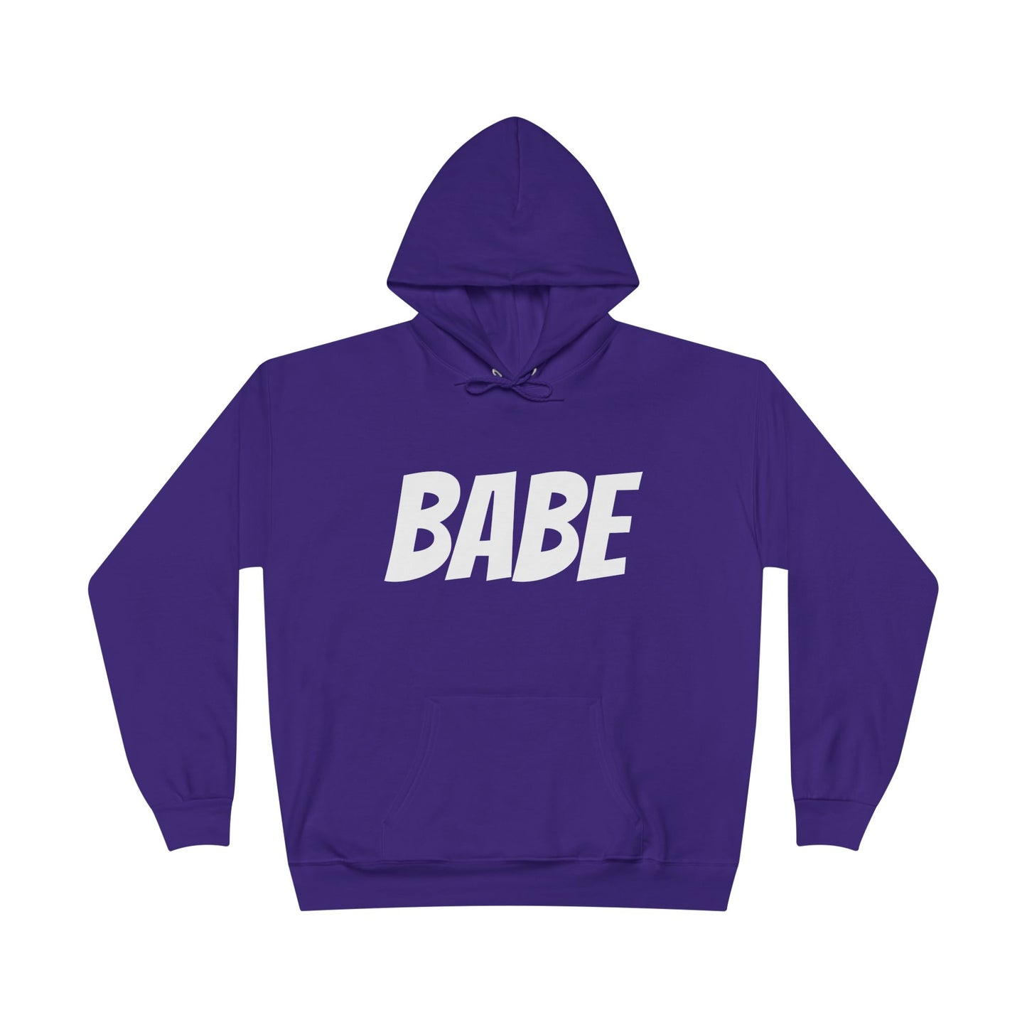 Damen Hoodie mit "BABE" Text Print