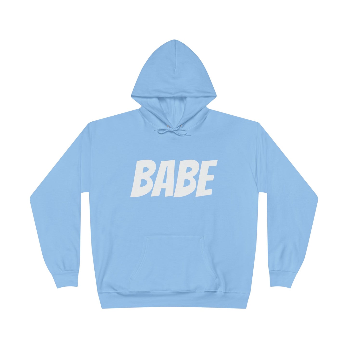 Damen Hoodie mit "BABE" Text Print