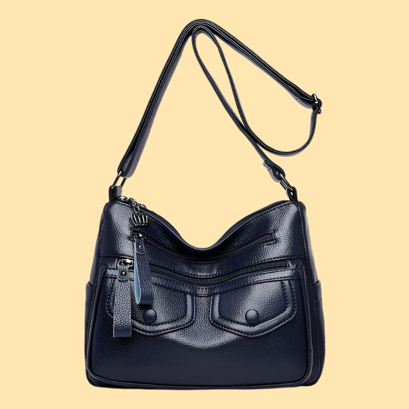NGTG EVERYDAY Cathy Spacious Genuine Leather Messenger Bag