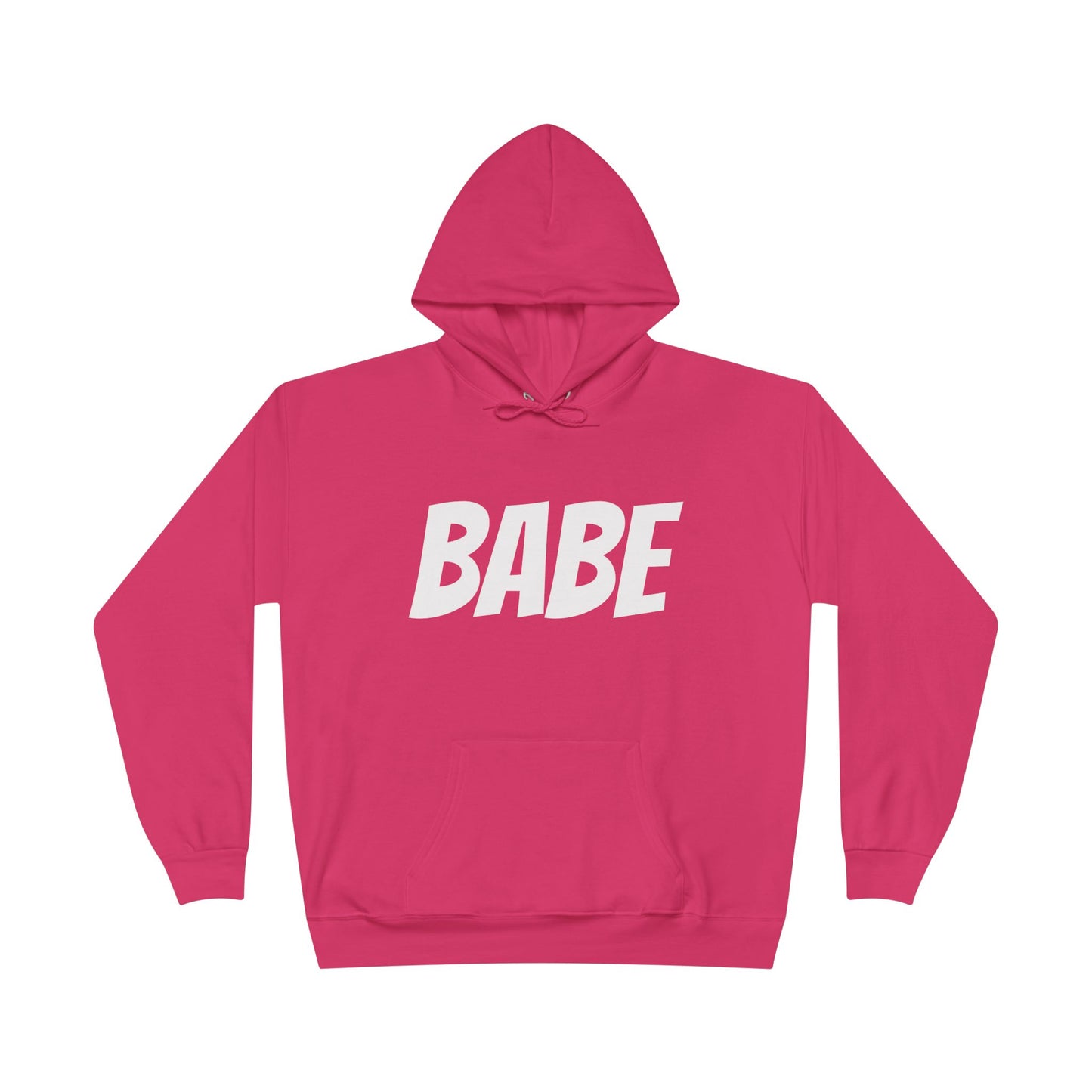 Damen Hoodie mit "BABE" Text Print