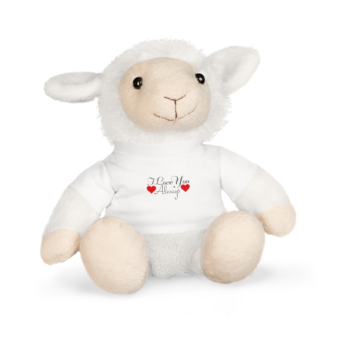 Plüschtier mit „I Love You Always“-T-Shirt zum Valentinstag
