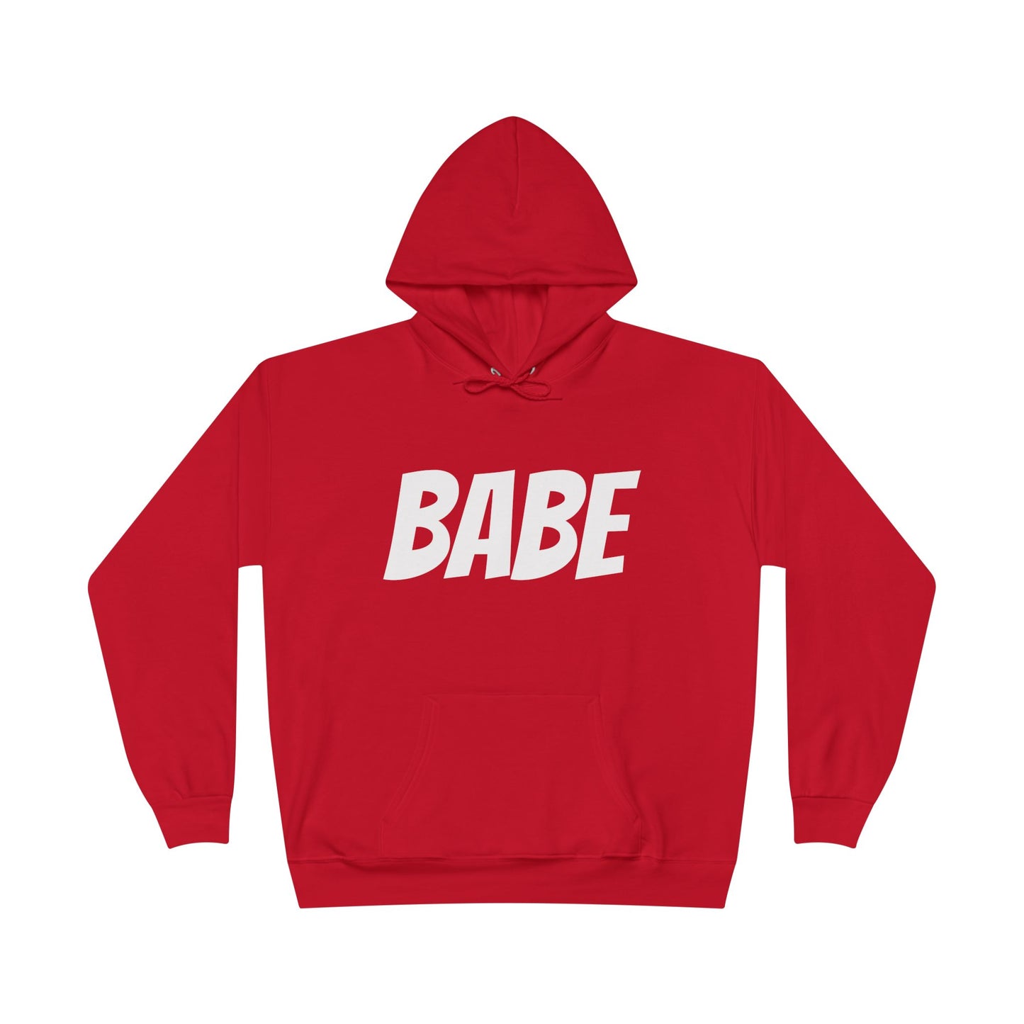 Damen Hoodie mit "BABE" Text Print