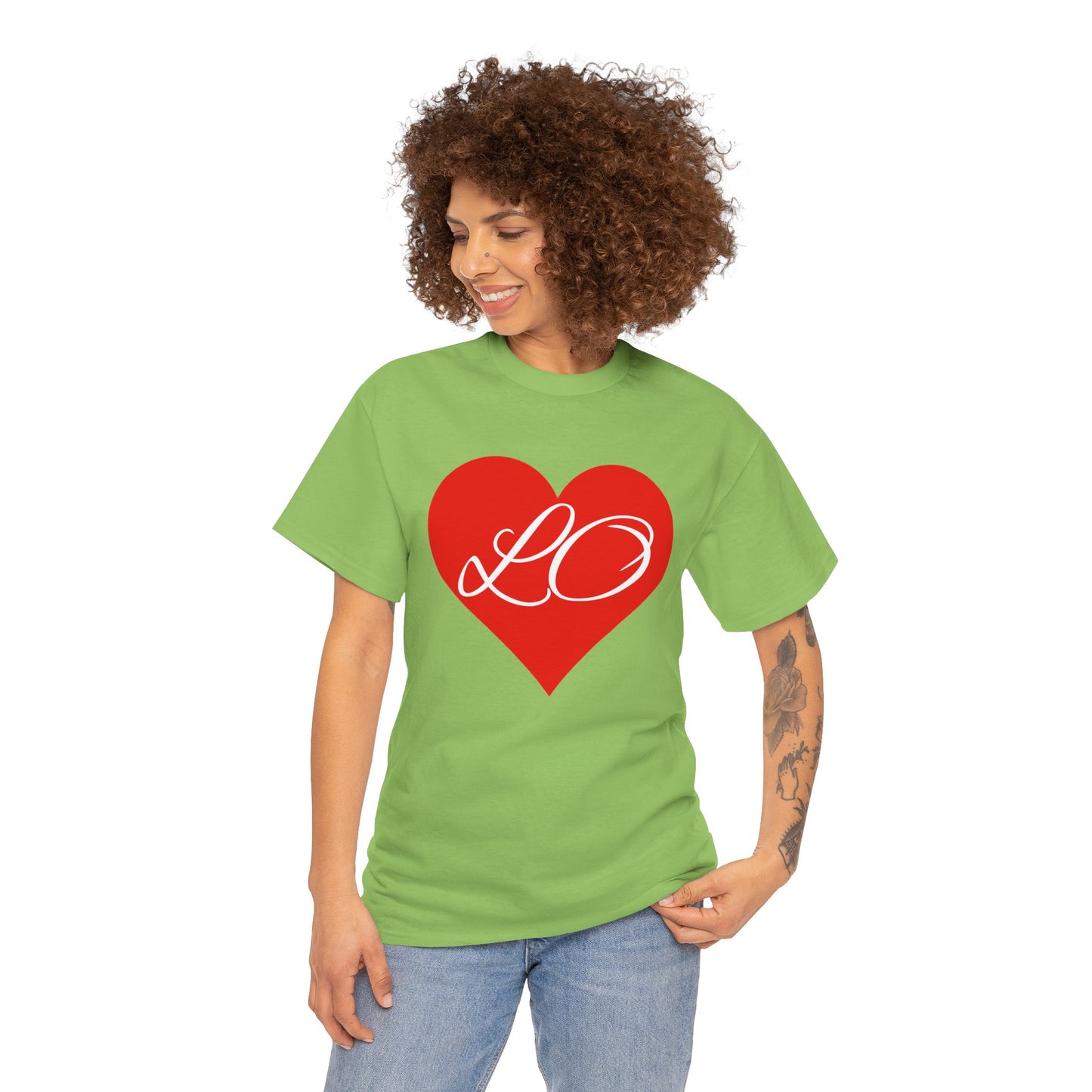 Valentinstag-Paar-T-Shirt „LO“