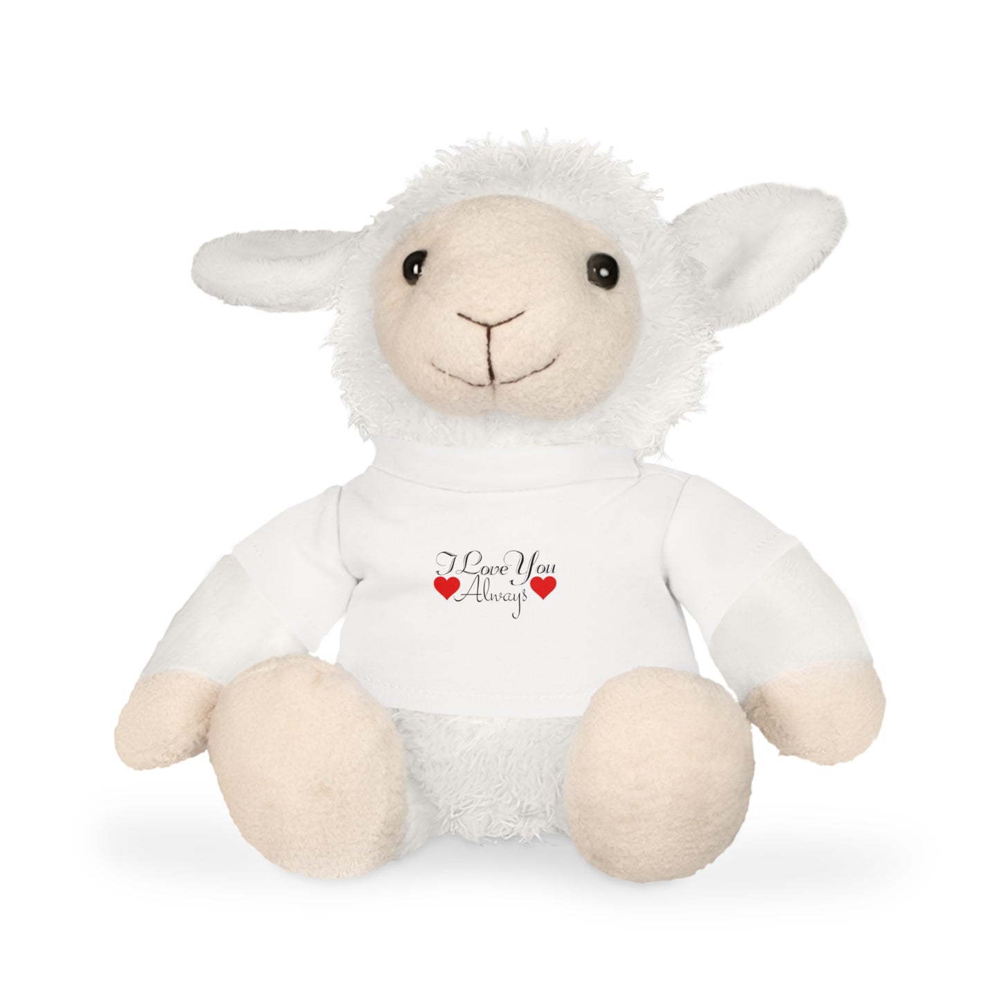 Plüschtier mit „I Love You Always“-T-Shirt zum Valentinstag