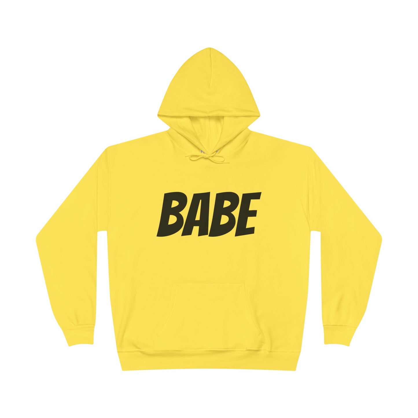 Damen Hoodie mit "BABE" Text Print