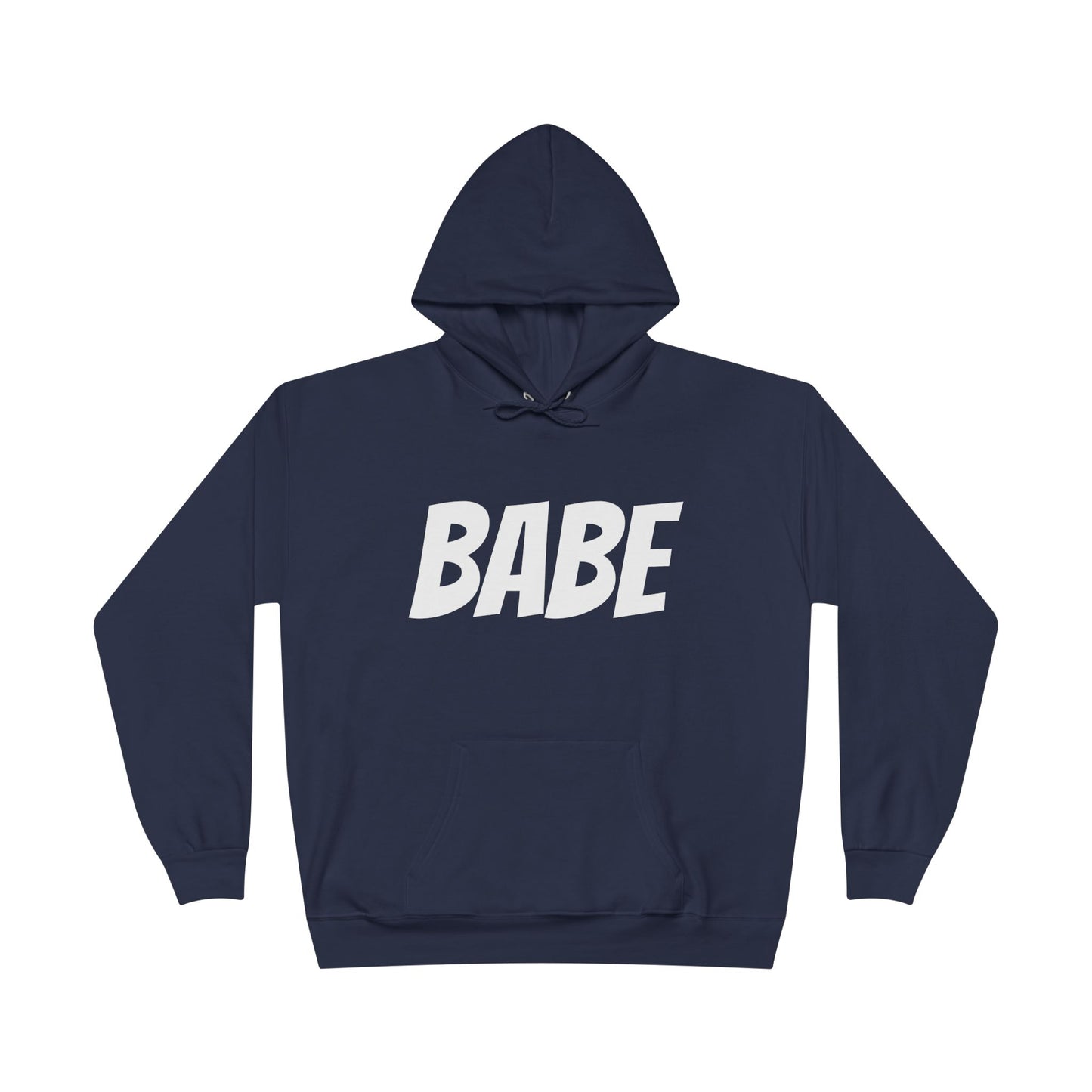 Damen Hoodie mit "BABE" Text Print