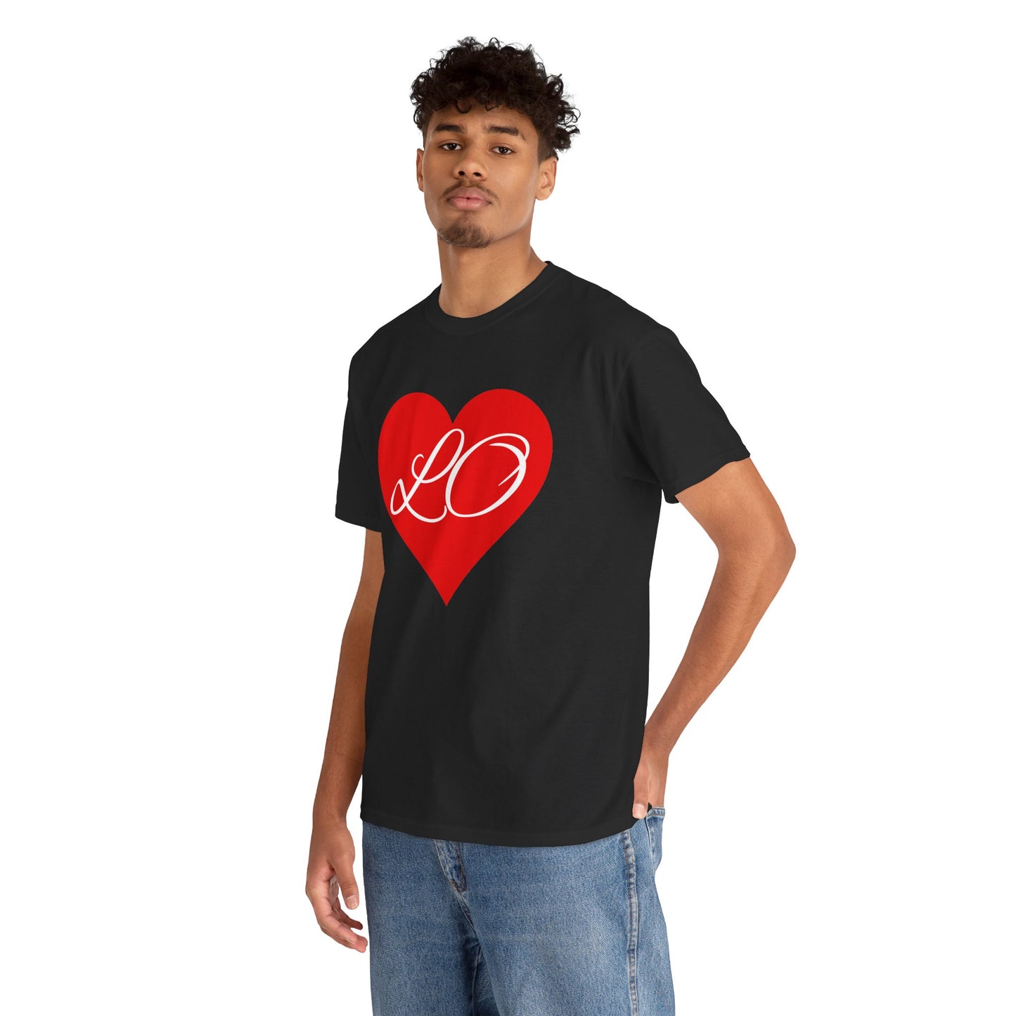 Valentinstag-Paar-T-Shirt „LO“