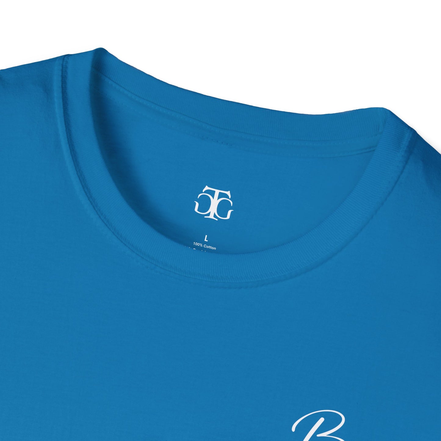 Buntes Valentinstag-T-Shirt für Paare mit KLEINEN Text „BETTER“