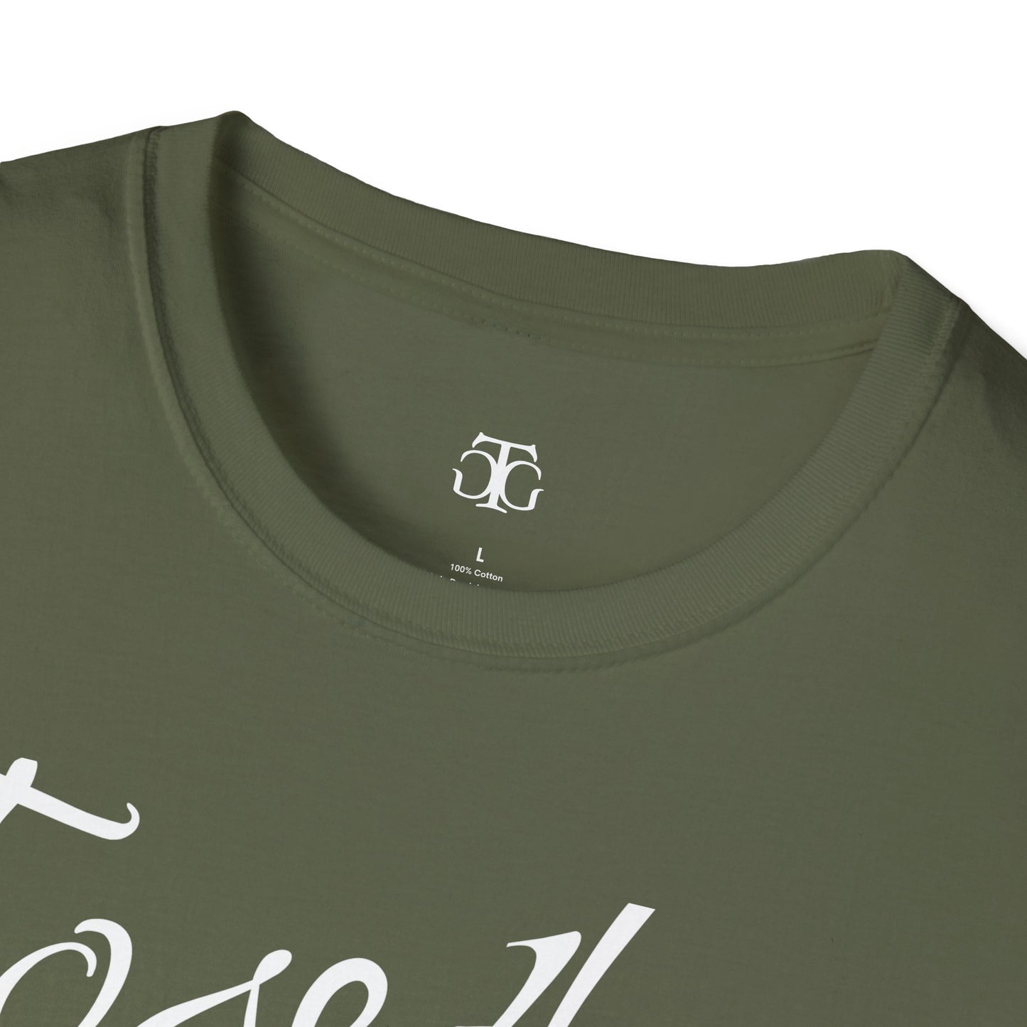 Farbenfrohes Valentinstag-T-Shirt für Paare mit großem Text „TOGETHER“