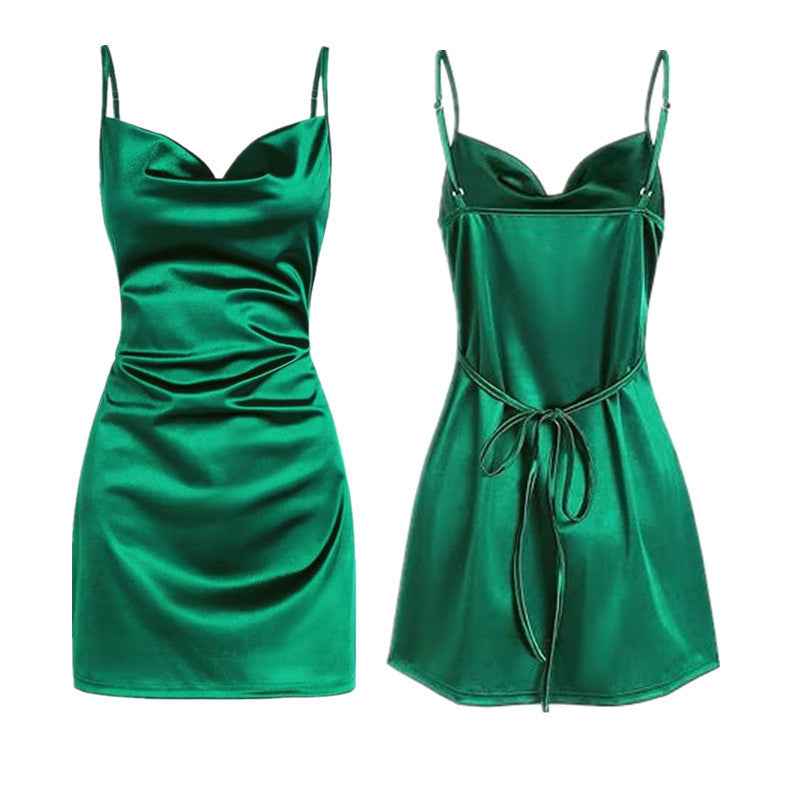 NGTG Sexy Satin Mini Dress