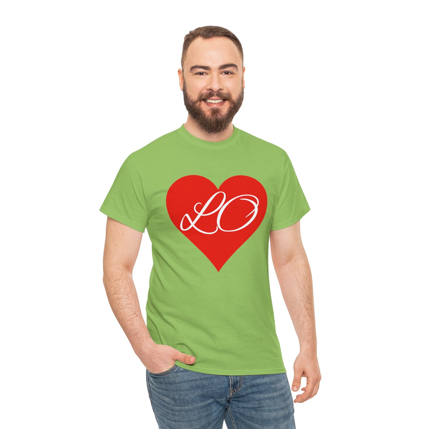 Valentinstag-Paar-T-Shirt „LO“