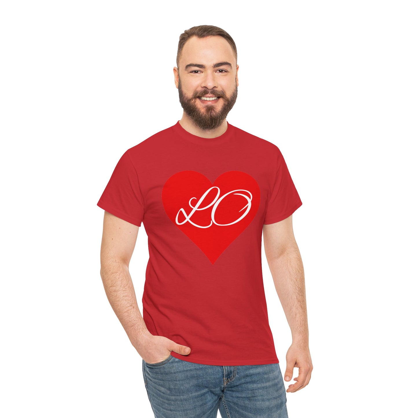 Valentinstag-Paar-T-Shirt „LO“