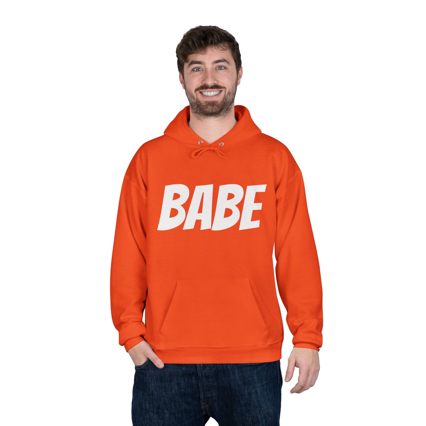 Unisex-Kapuzenpullover für Männer und Frauen – Perfekte Geschenkidee, Hoodie mit BABE-Textaufdruck