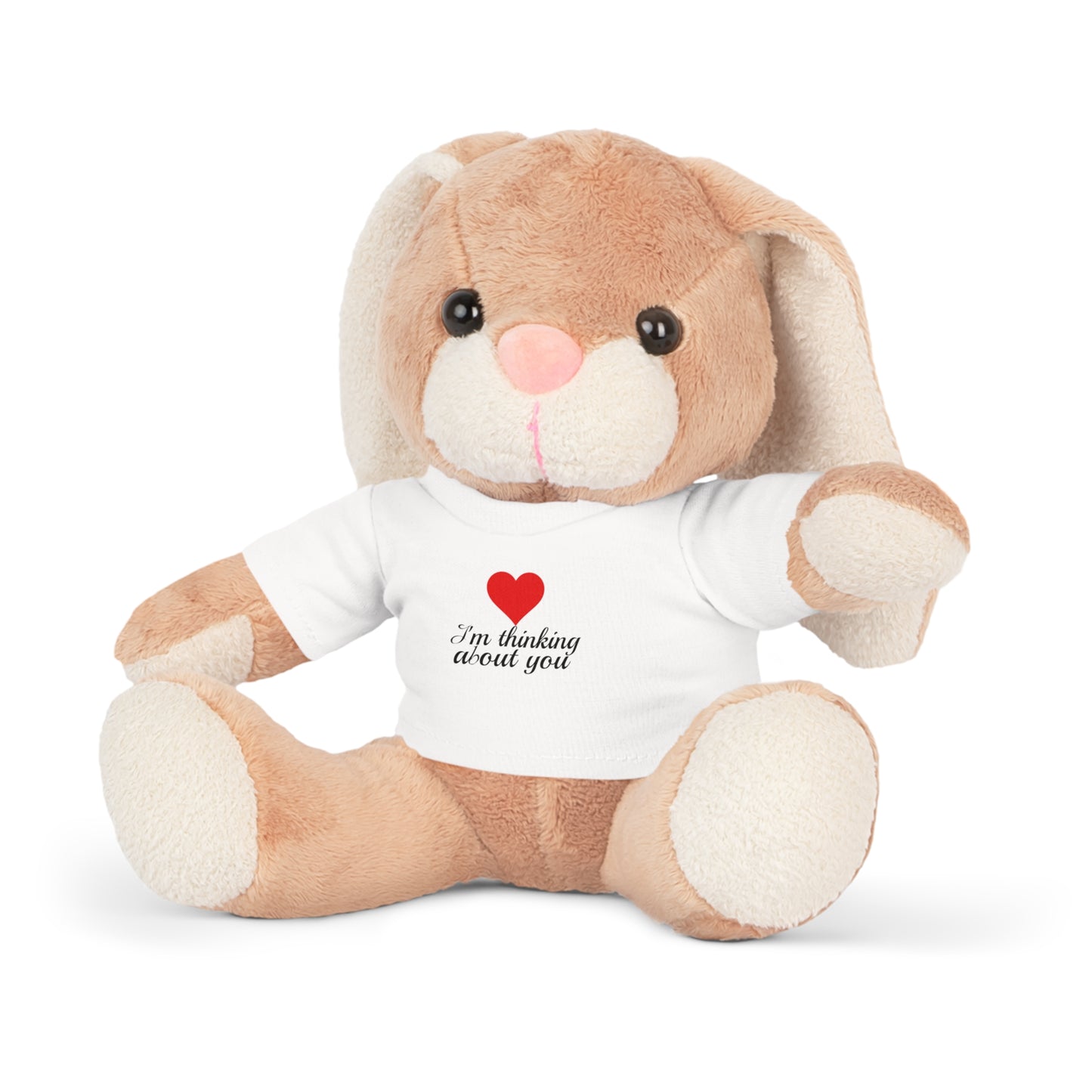 Stuffed Toy "I'm Thinking About You" for Valentine's Day or Anniversary, Gift for Girlfriend, Plush Toy, Plushies
