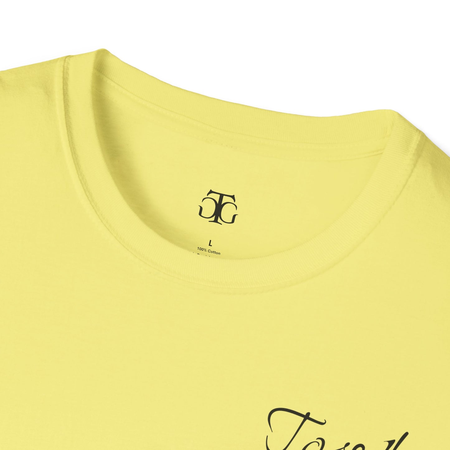 Farbenfrohes Valentinstag-T-Shirt für Paare mit KLEINEN Text „TOGETHER“