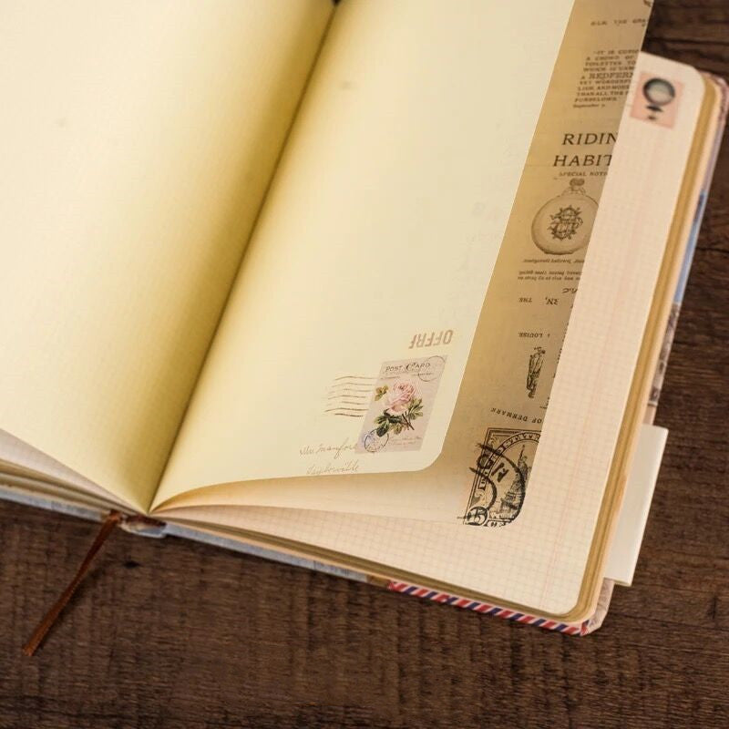 Vintage Retro Notizbuch, Kreative Europäische Notizen