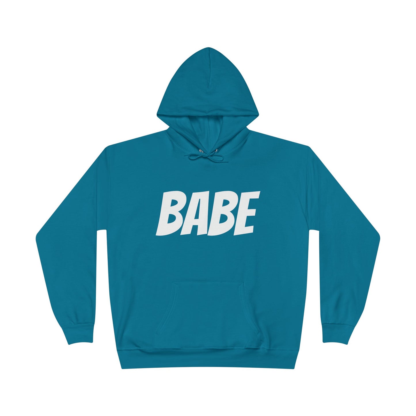 Damen Hoodie mit "BABE" Text Print