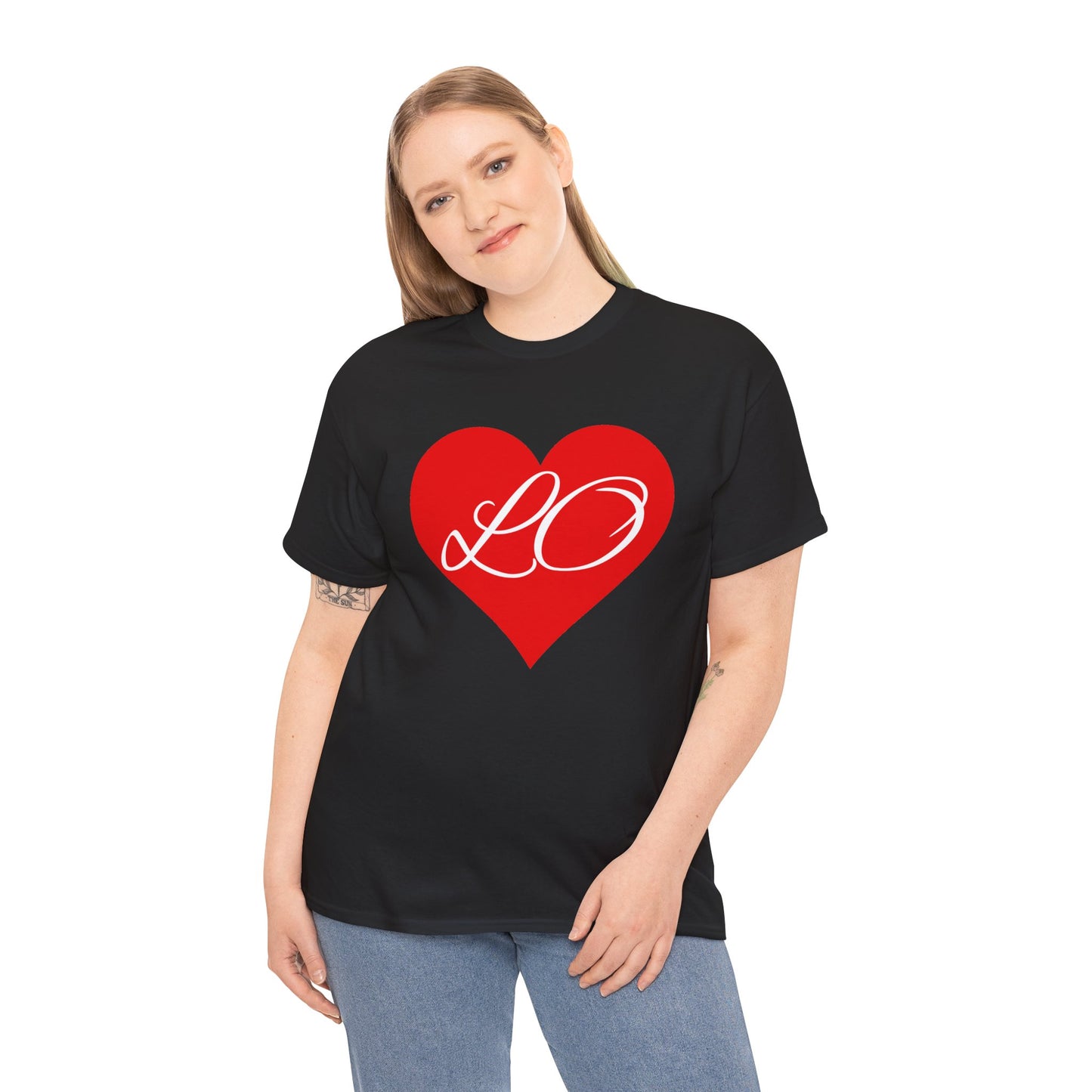Valentinstag-Paar-T-Shirt „LO“