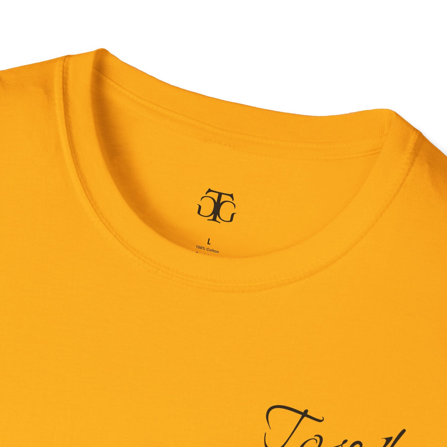 Farbenfrohes Valentinstag-T-Shirt für Paare mit KLEINEN Text „TOGETHER“