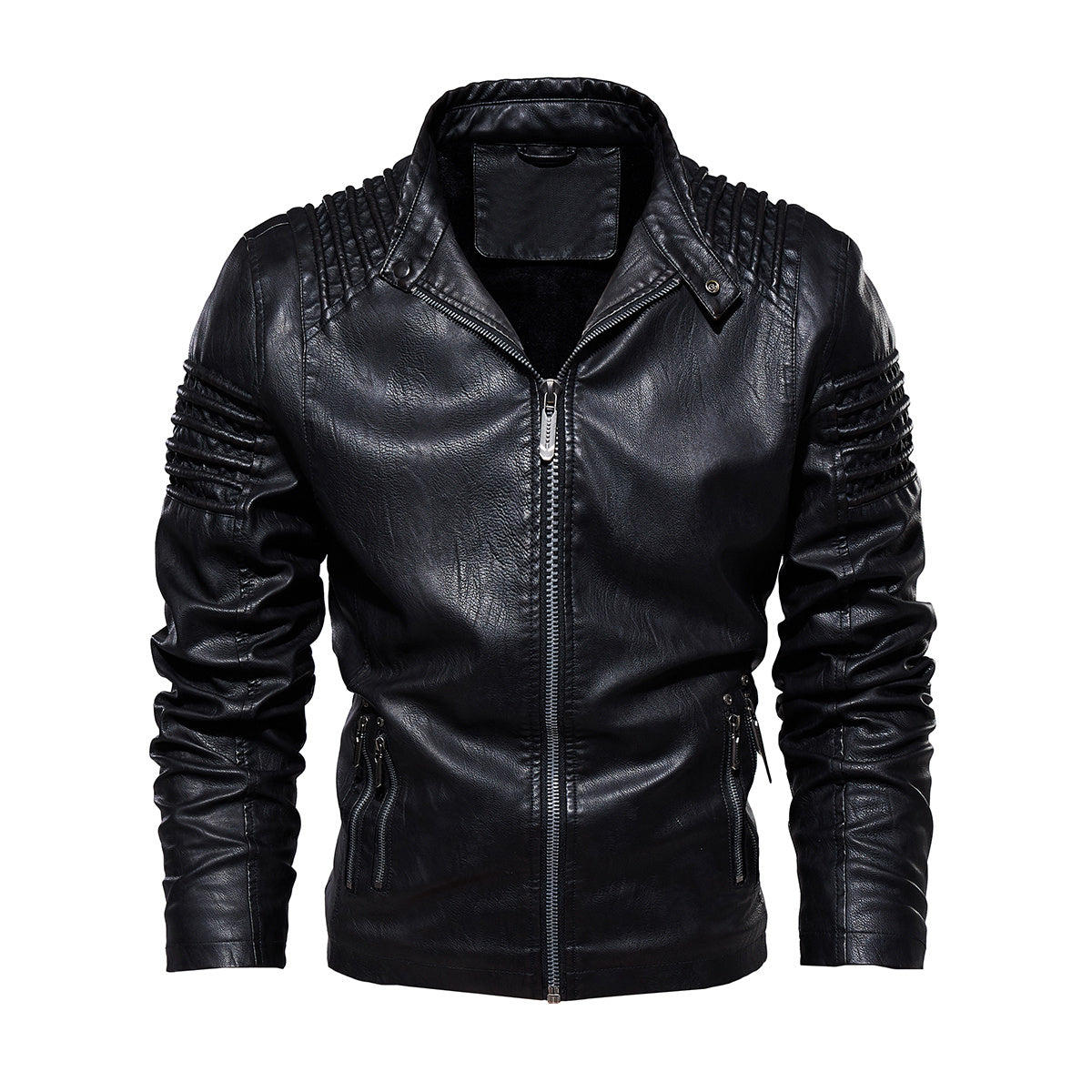 NGTG JASON X1 Men's Cool Vortex Leather Rider Jacket