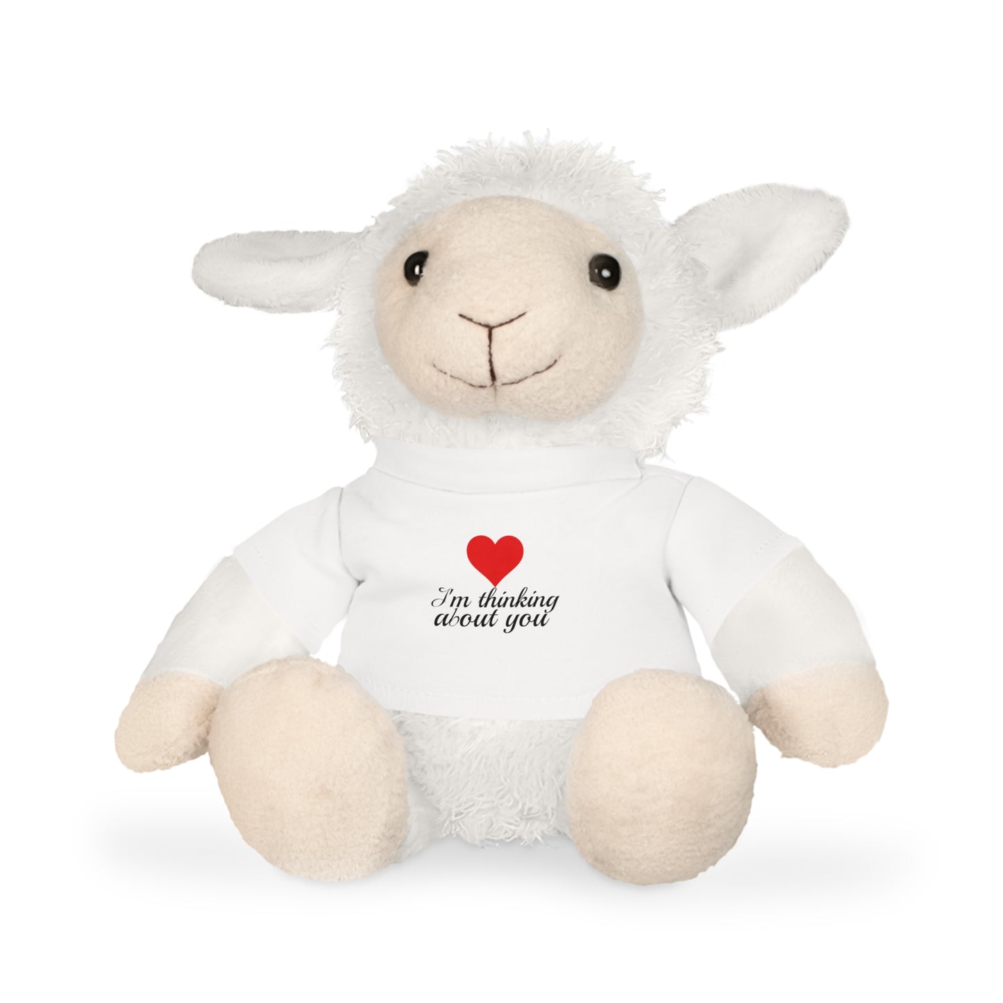 Stuffed Toy "I'm Thinking About You" for Valentine's Day or Anniversary, Gift for Girlfriend, Plush Toy, Plushies