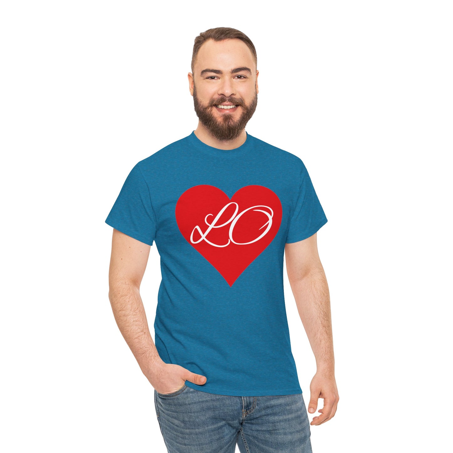 Valentinstag-Paar-T-Shirt „LO“