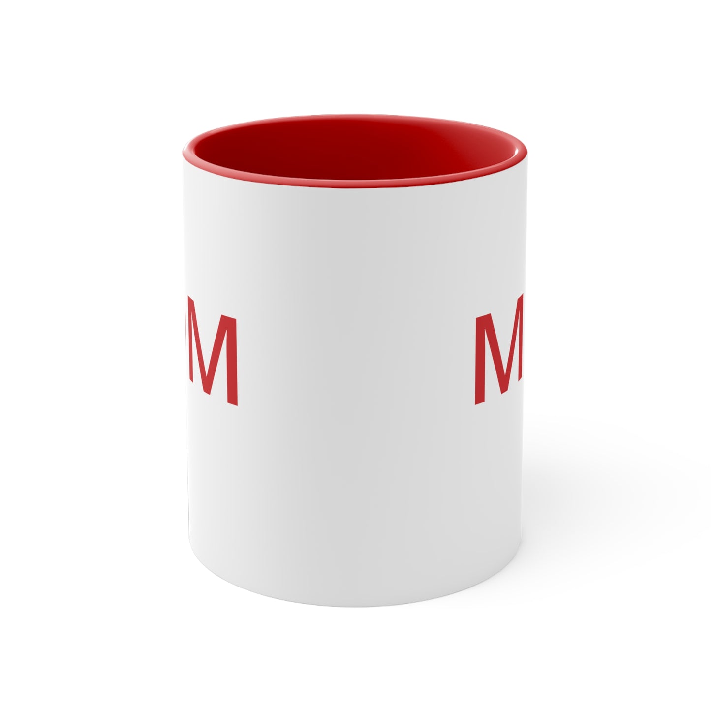 Two-Tone Mom Mug, Elegant Red Mug for Mom