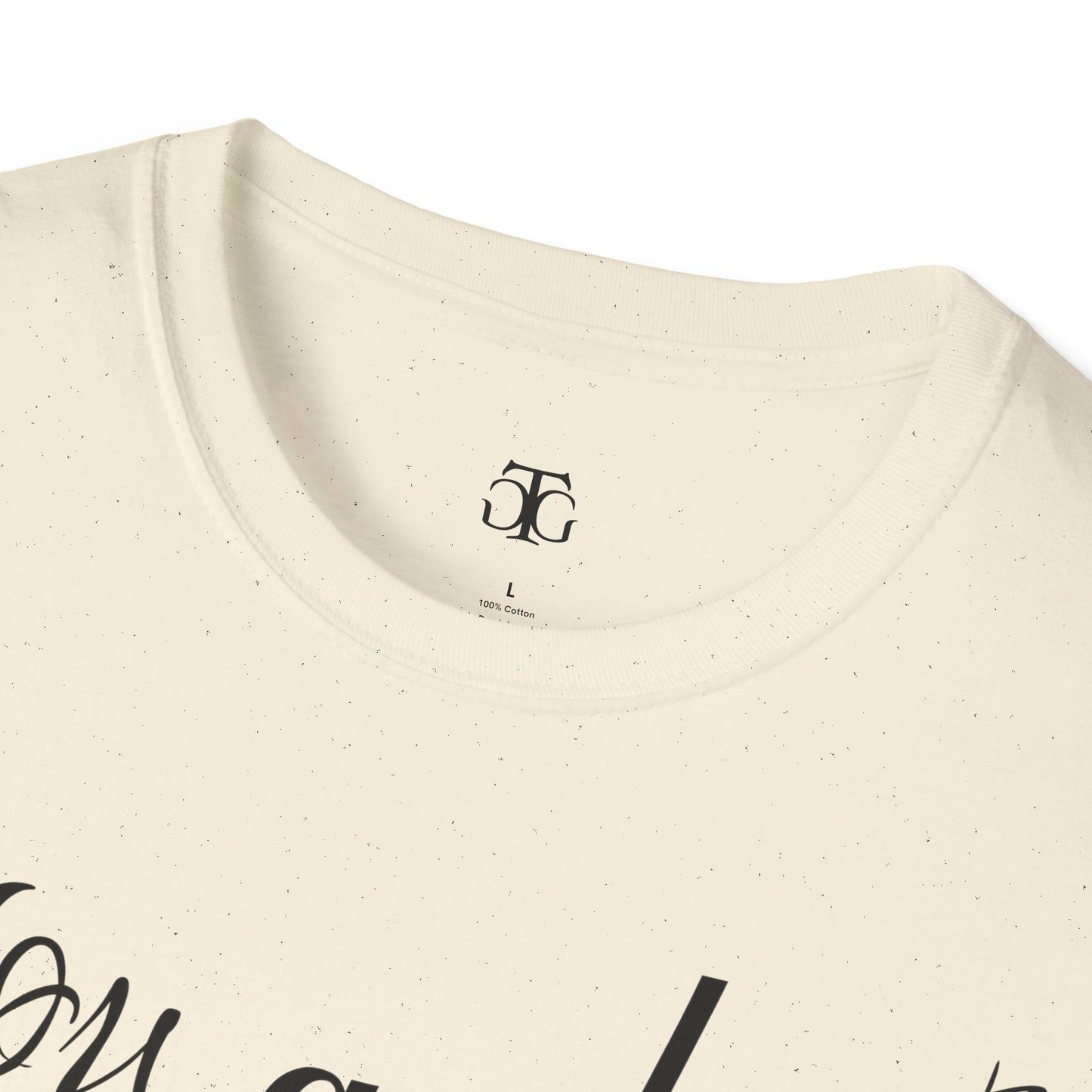 Farbenfrohes Valentinstag-T-Shirt für Paare mit einem GROSSEN Text „DU UND ICH“