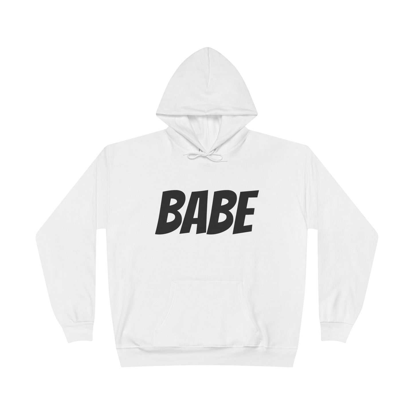 Damen Hoodie mit "BABE" Text Print