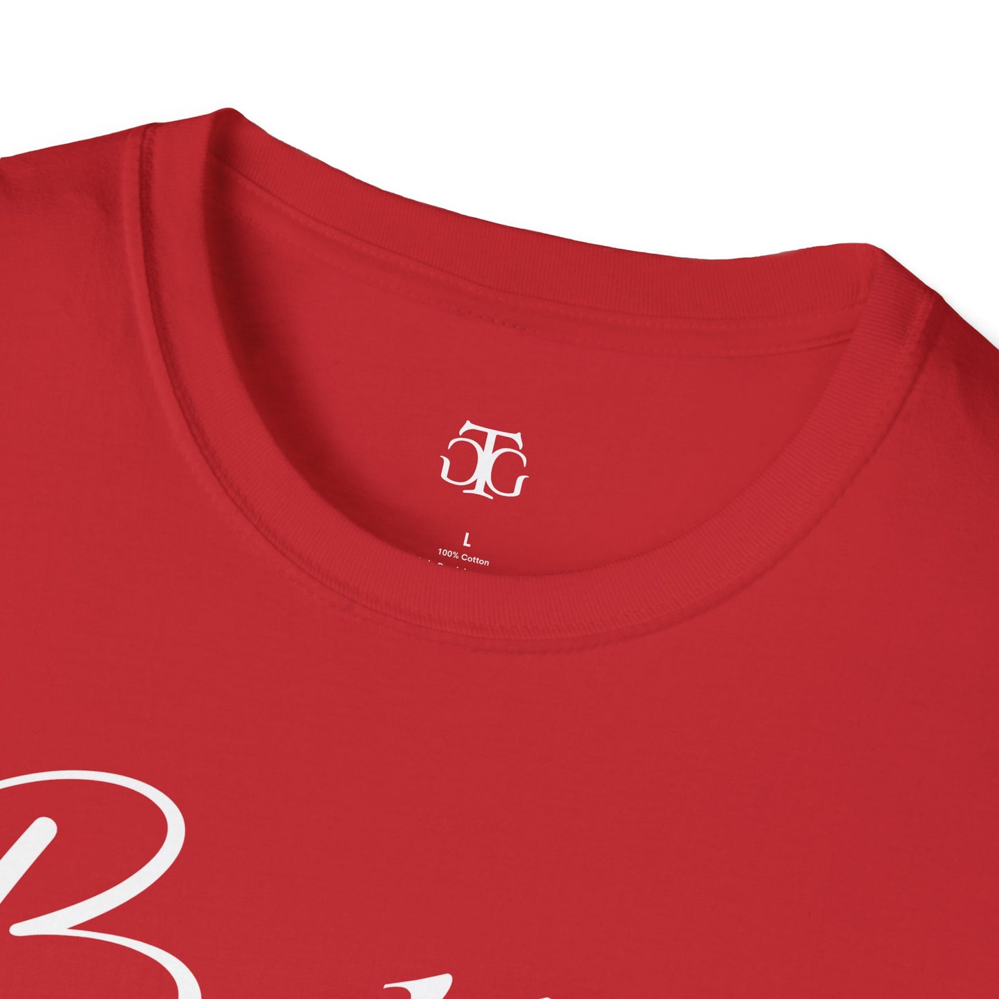 Farbenfrohes Valentinstag-T-Shirt für Paare mit großem Text „BETTER“