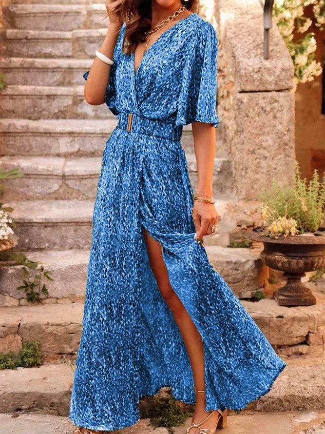 NGTG Summer Slimming Vibrant Maxi Dress