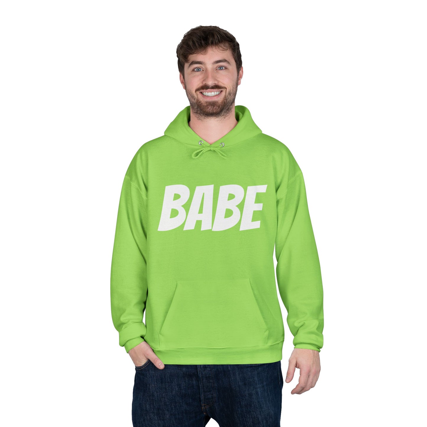 Unisex-Kapuzenpullover für Männer und Frauen – Perfekte Geschenkidee, Hoodie mit BABE-Textaufdruck