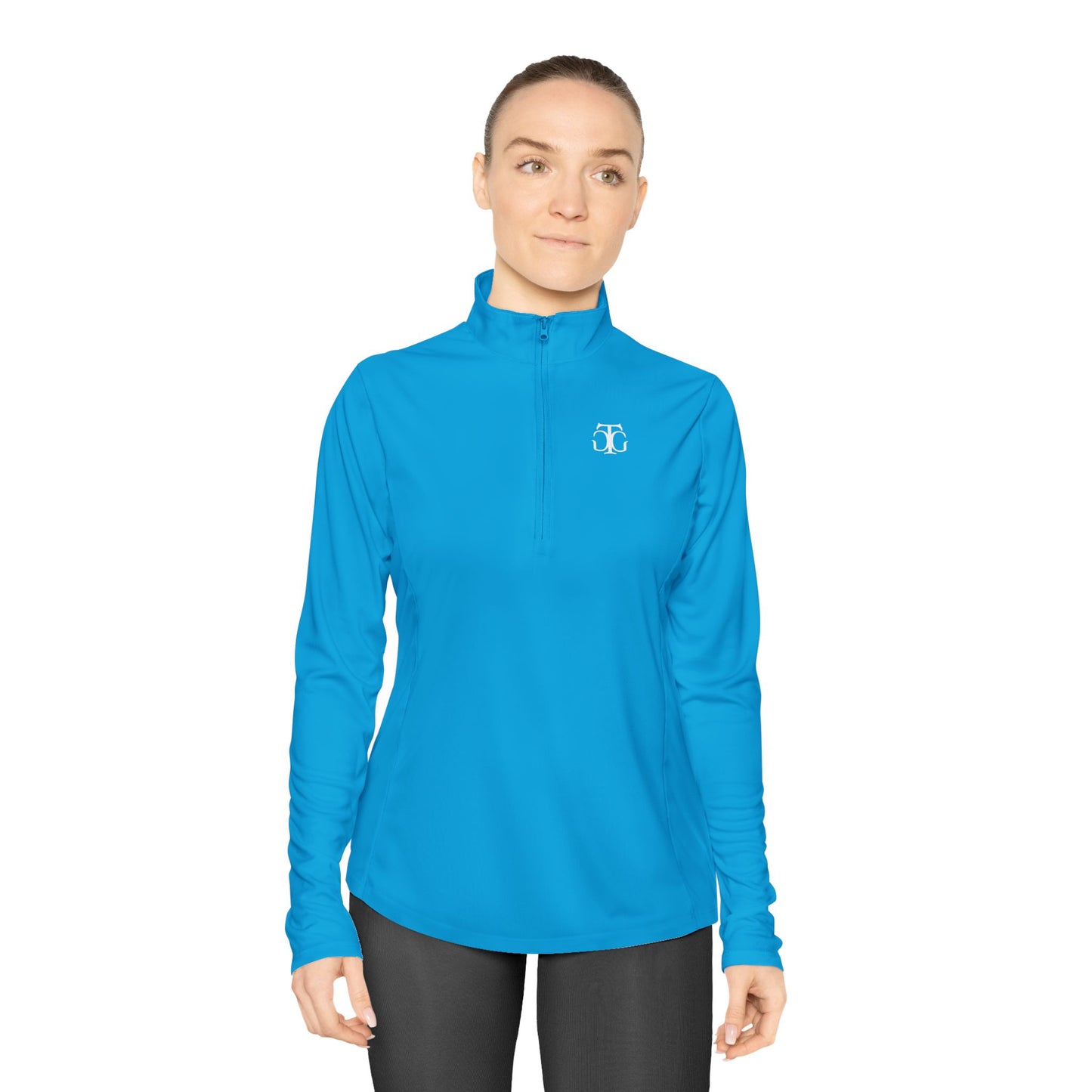 Sportpullover für Damen, Damen-Pullover mit Viertelreißverschluss, Pullover mit Reißverschluss