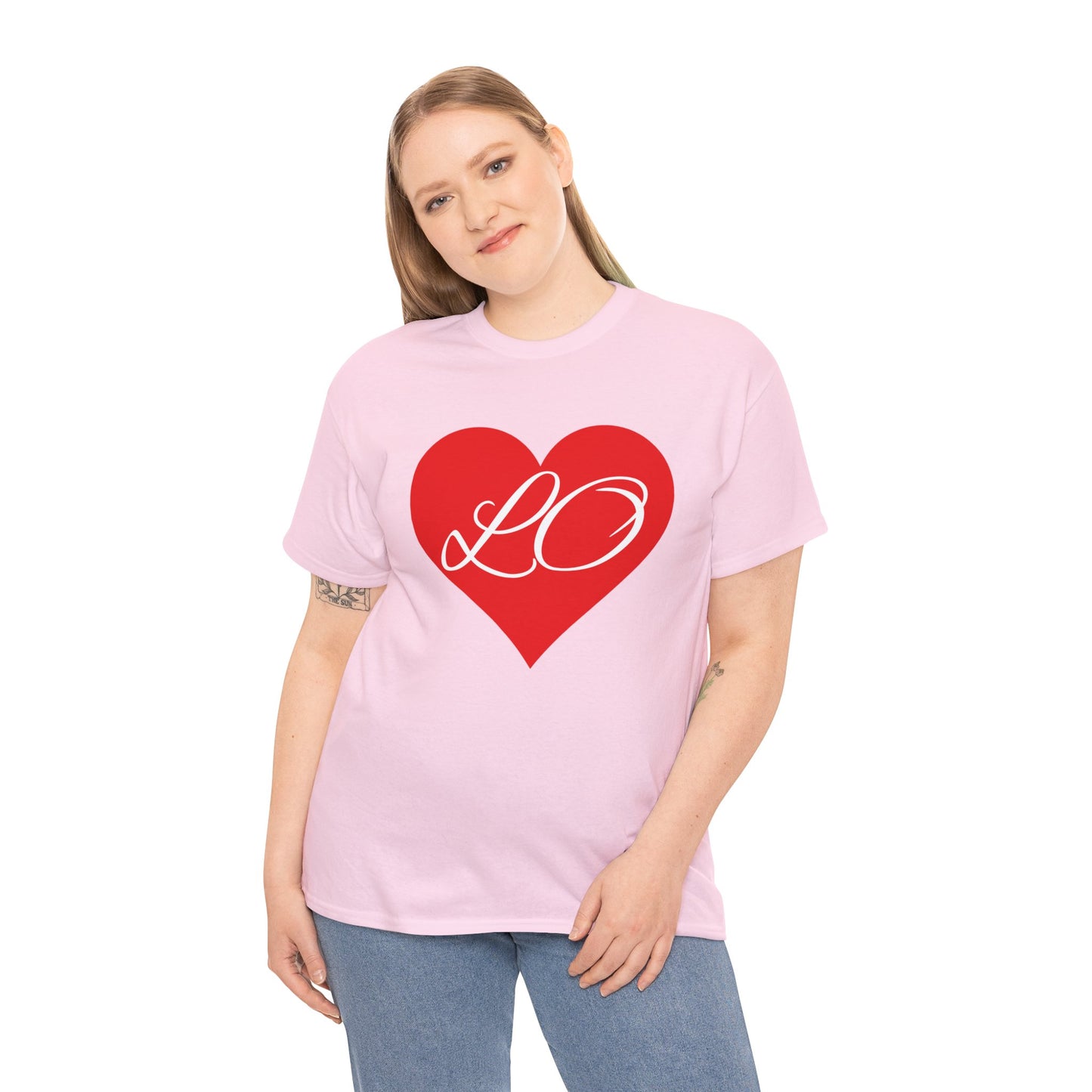 Valentinstag-Paar-T-Shirt „LO“