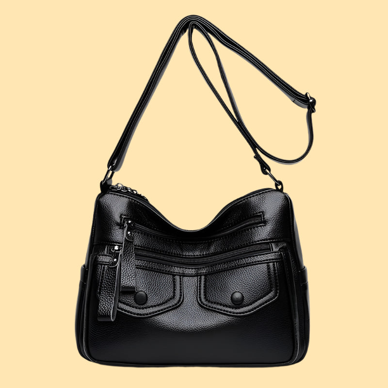 NGTG EVERYDAY Cathy Spacious Genuine Leather Messenger Bag