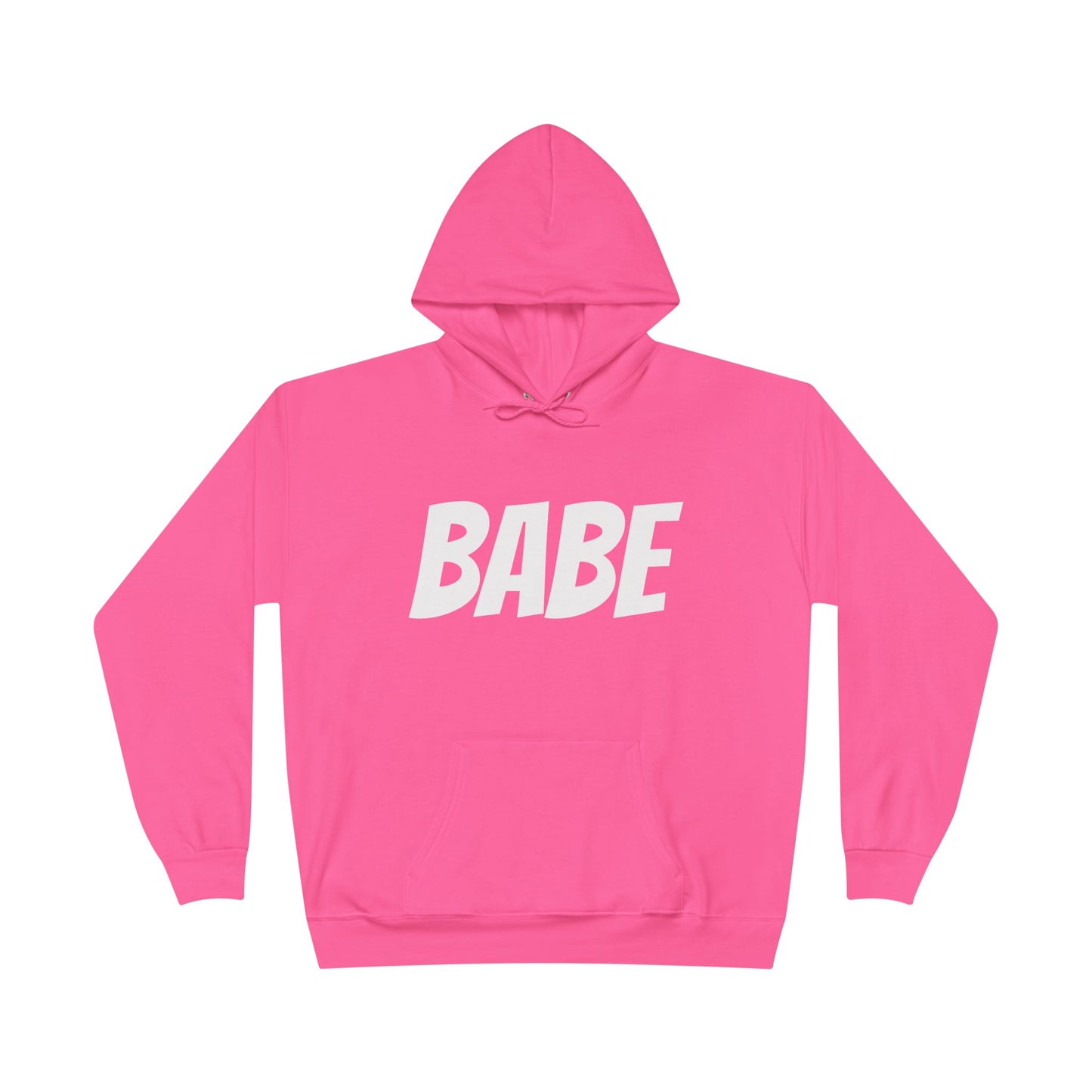 Damen Hoodie mit "BABE" Text Print