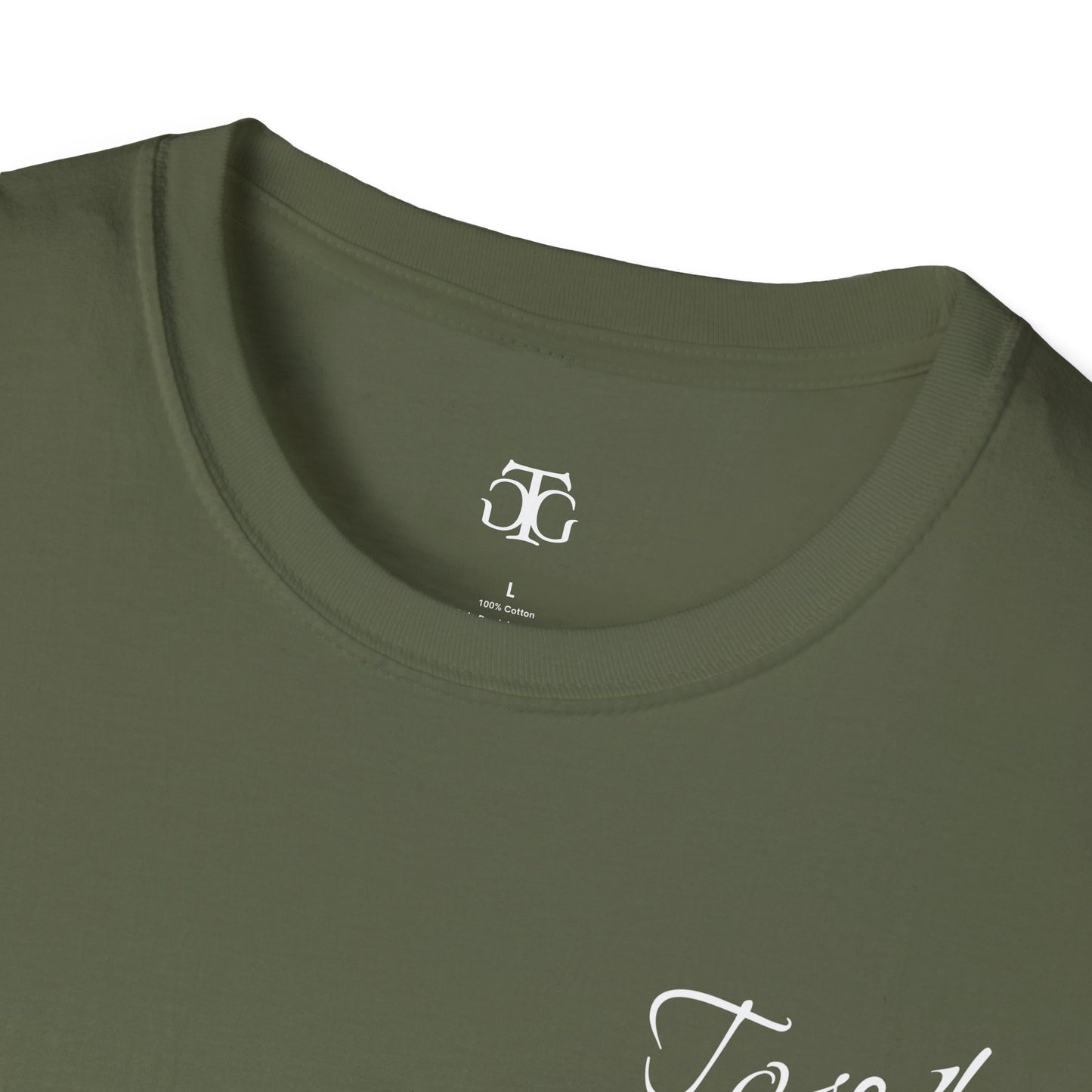 Farbenfrohes Valentinstag-T-Shirt für Paare mit KLEINEN Text „TOGETHER“