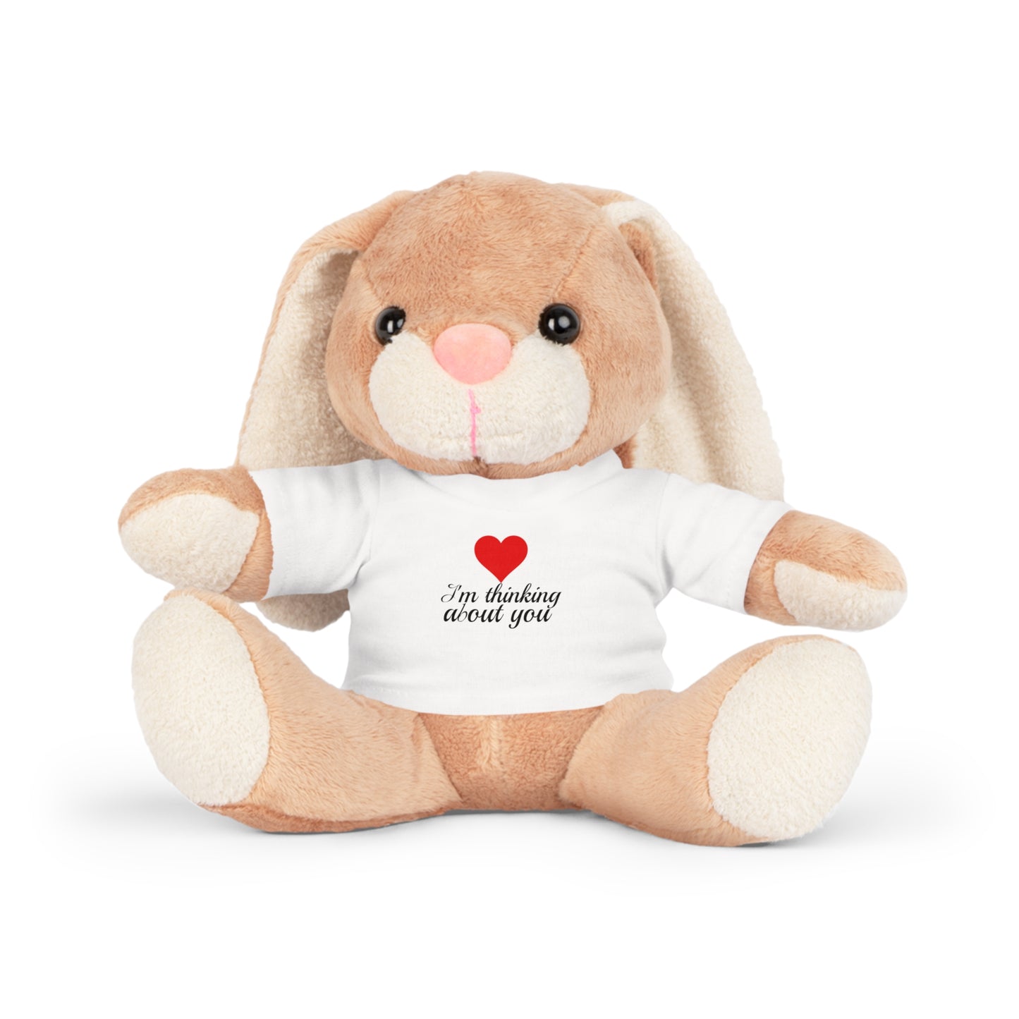 Stuffed Toy "I'm Thinking About You" for Valentine's Day or Anniversary, Gift for Girlfriend, Plush Toy, Plushies